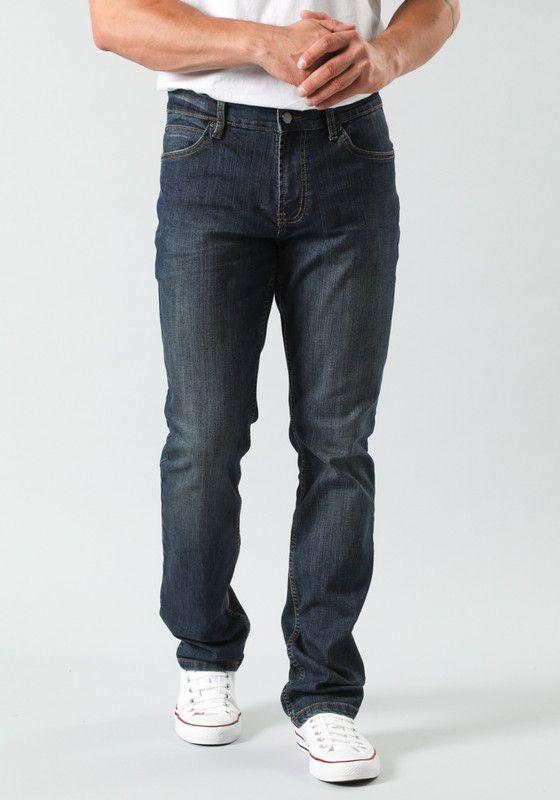 Jeans Lee Brooklyn Classic Straight Fit Azul Oscuro-0