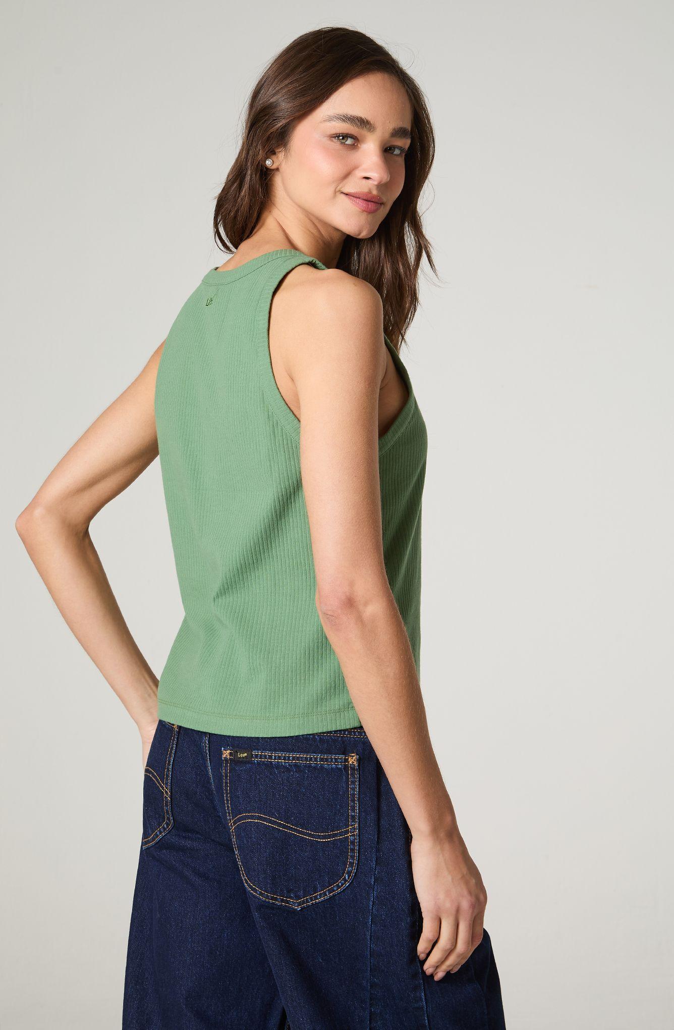 Polera Mujer Tank Sin Manga Regular  Fit-3