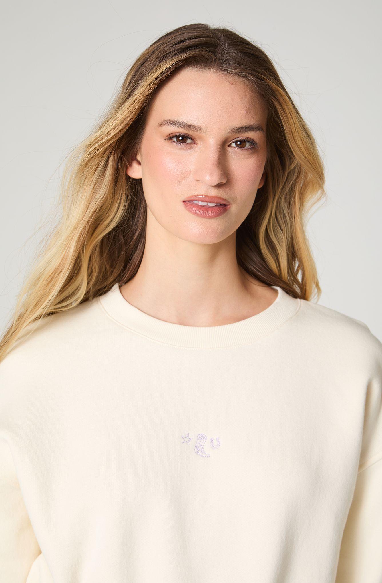 Poleron Mujer Cuello Redondo Relaxed Fit-2