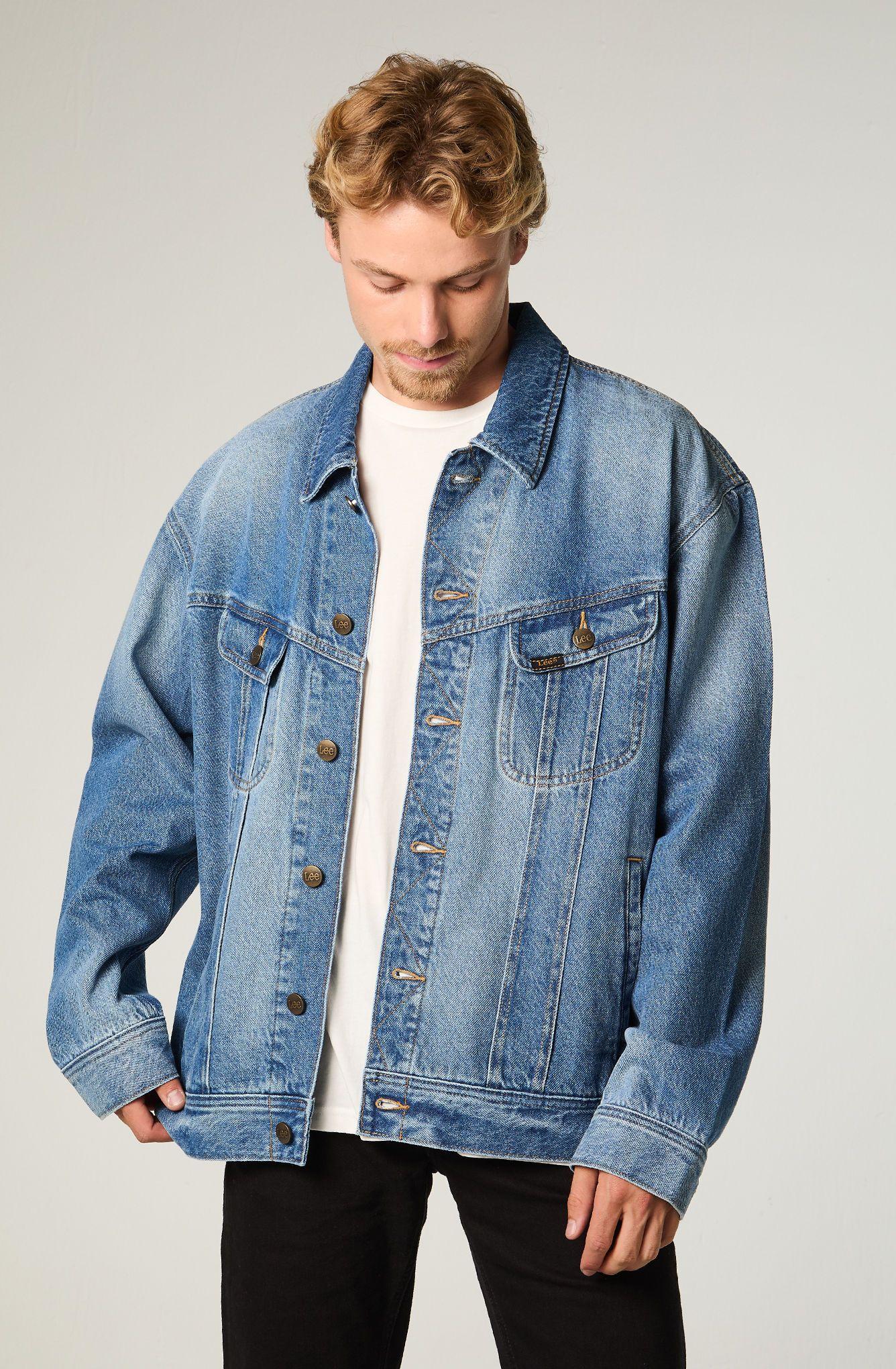 Chaqueta Hombre Regular Azul Rider -0