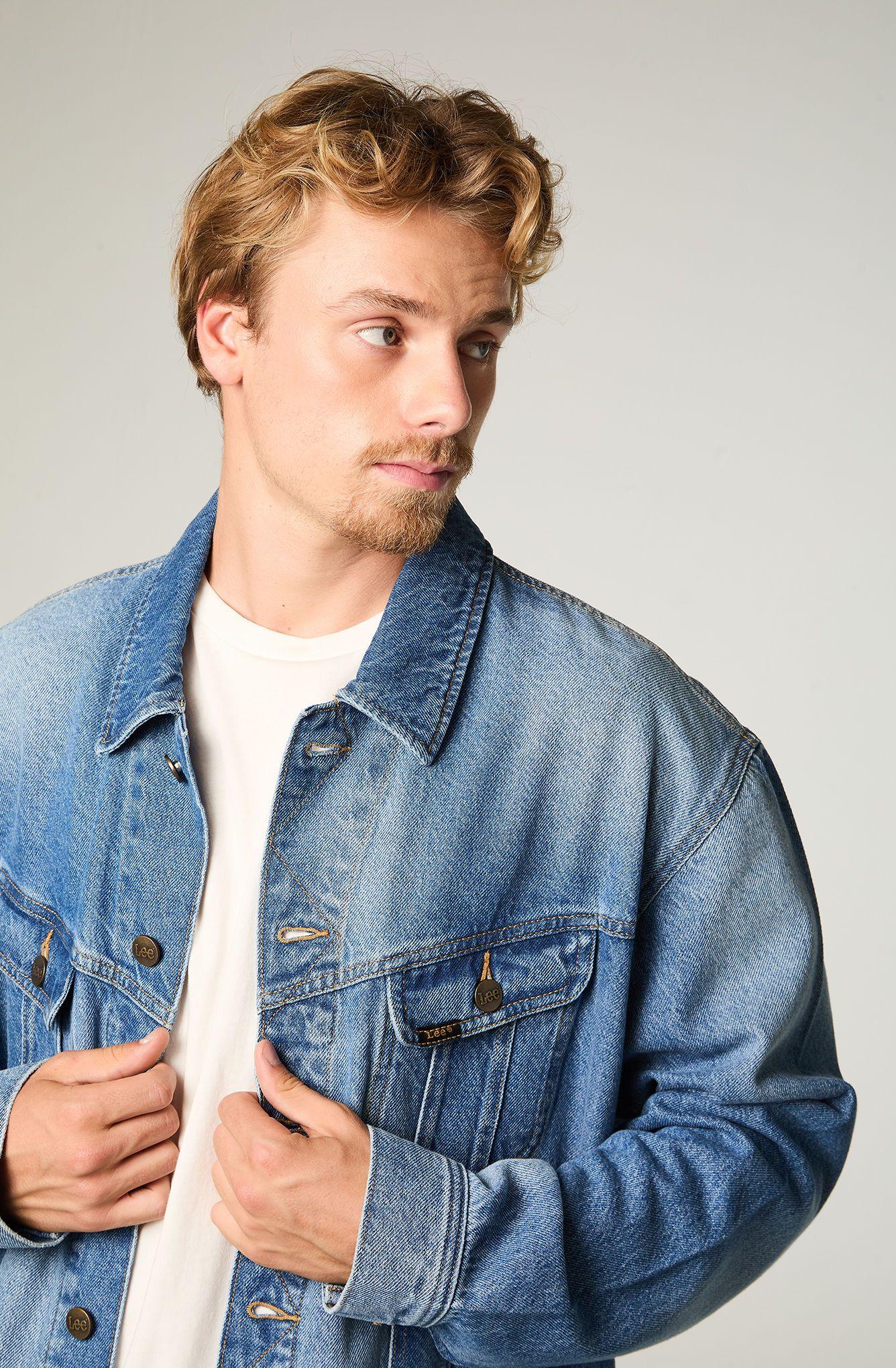 Chaqueta Hombre Regular Azul Rider -2