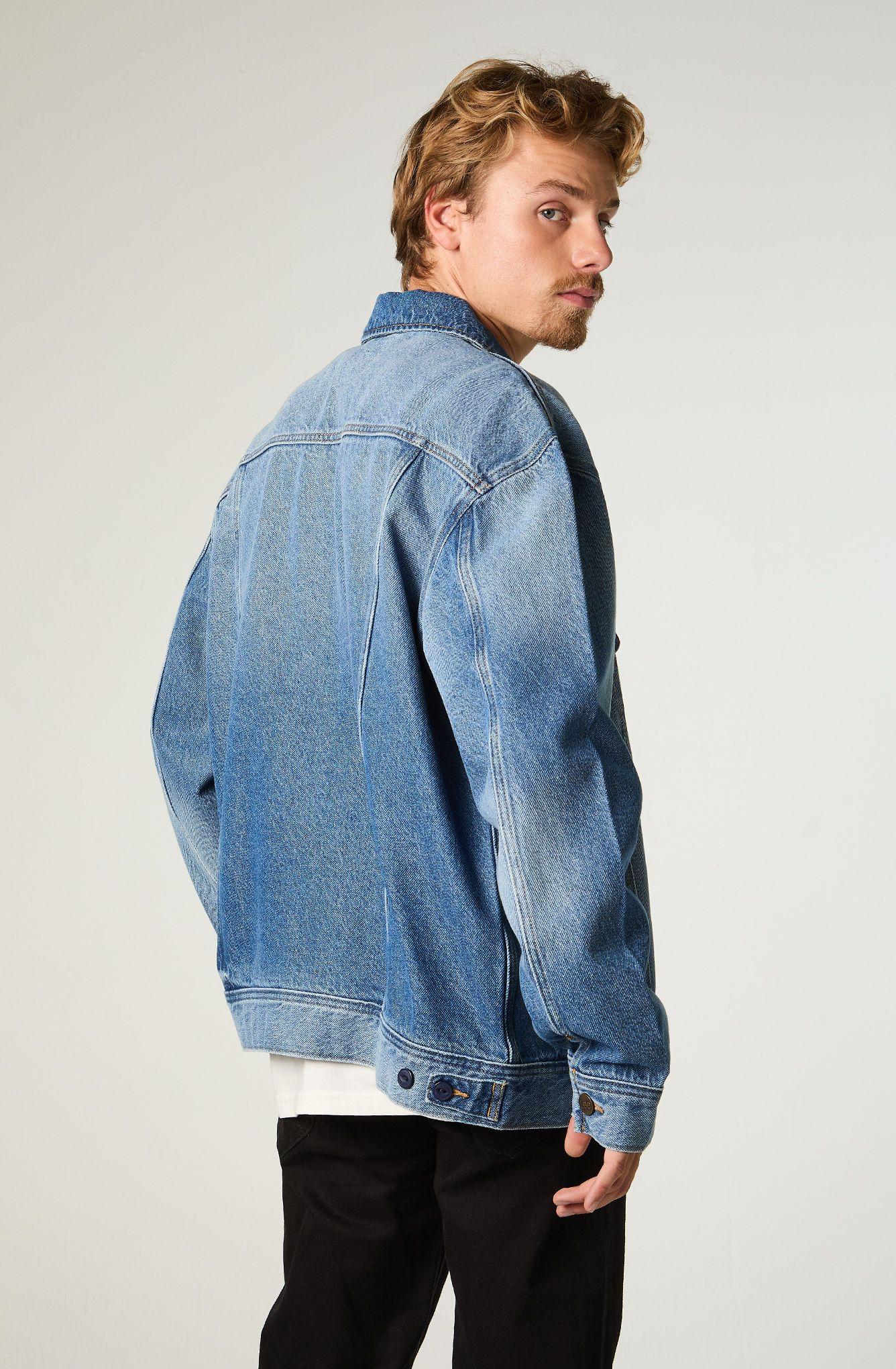 Chaqueta Hombre Regular Azul Rider -3