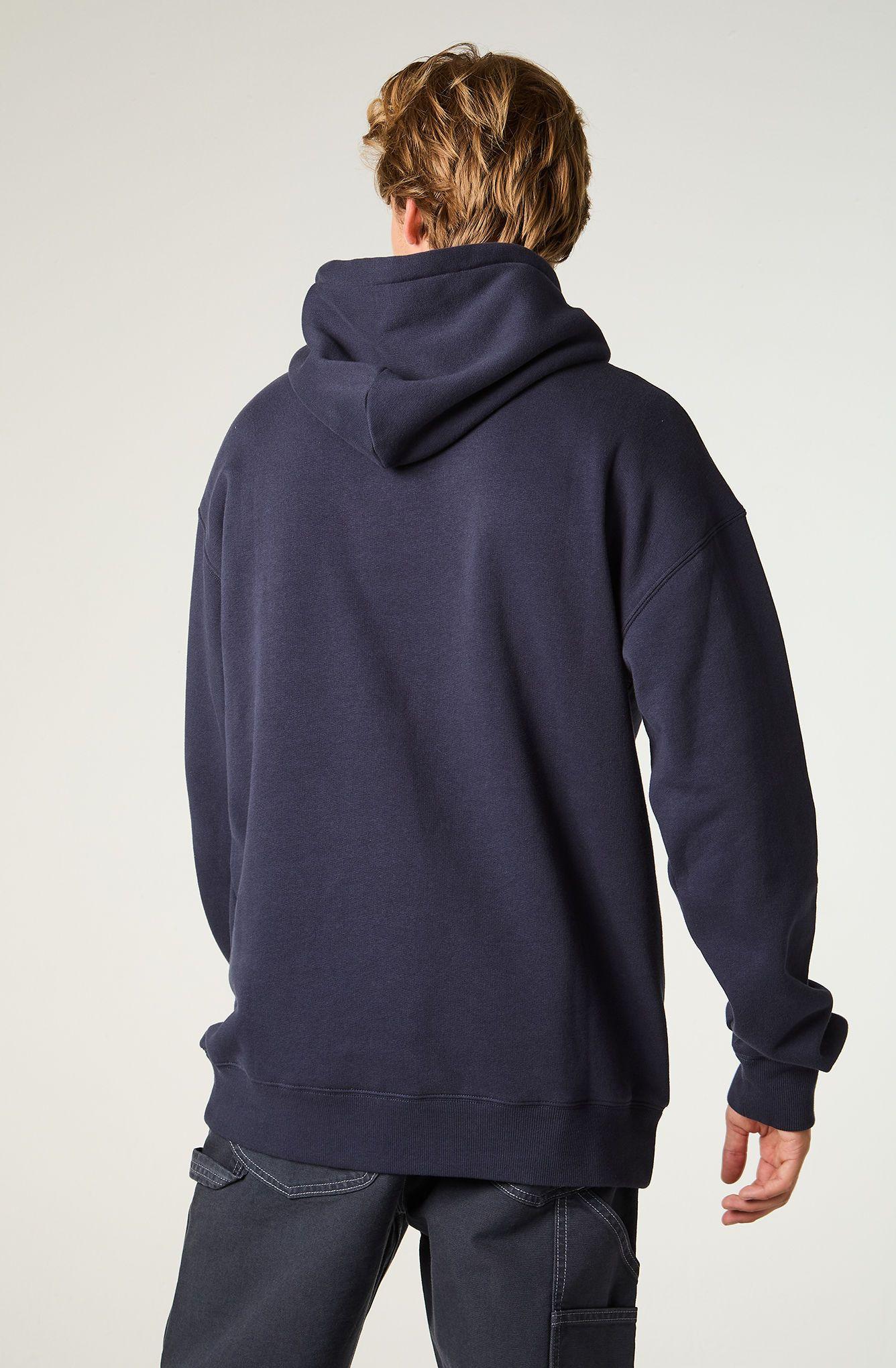 Poleron Hombre Loose Azul Hoodie -3