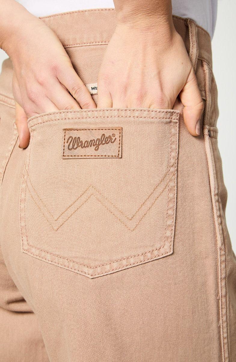 Jeans Mujer Loose  Beige-2