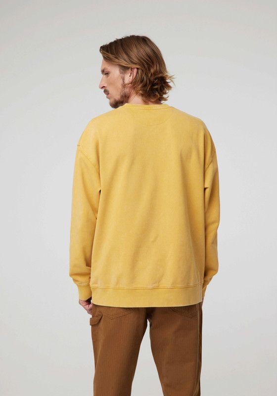 Poleron Hombre Loose Fit Yellow Vintage-2