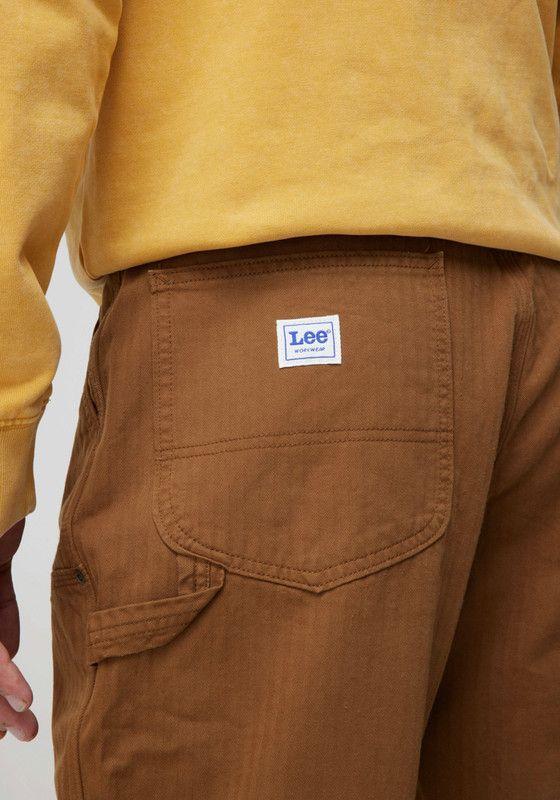 Pantalon Hombre Double Knee Carpenter Brown-3