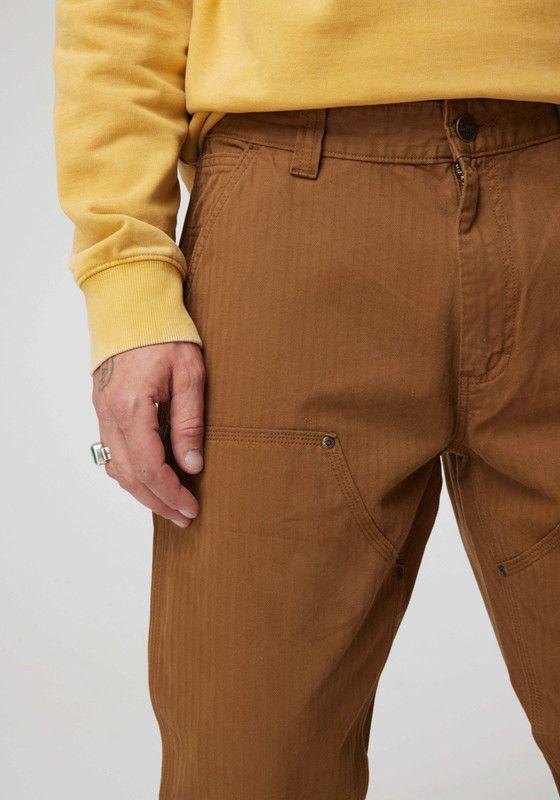 Pantalon Hombre Double Knee Carpenter Brown-2