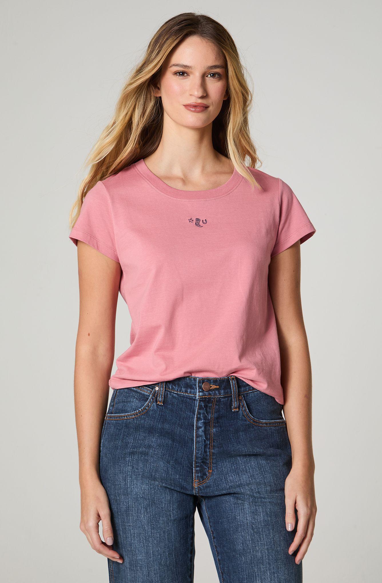 Polera Mujer Crop Manga Corta Regular Fit 100% Cotton-1