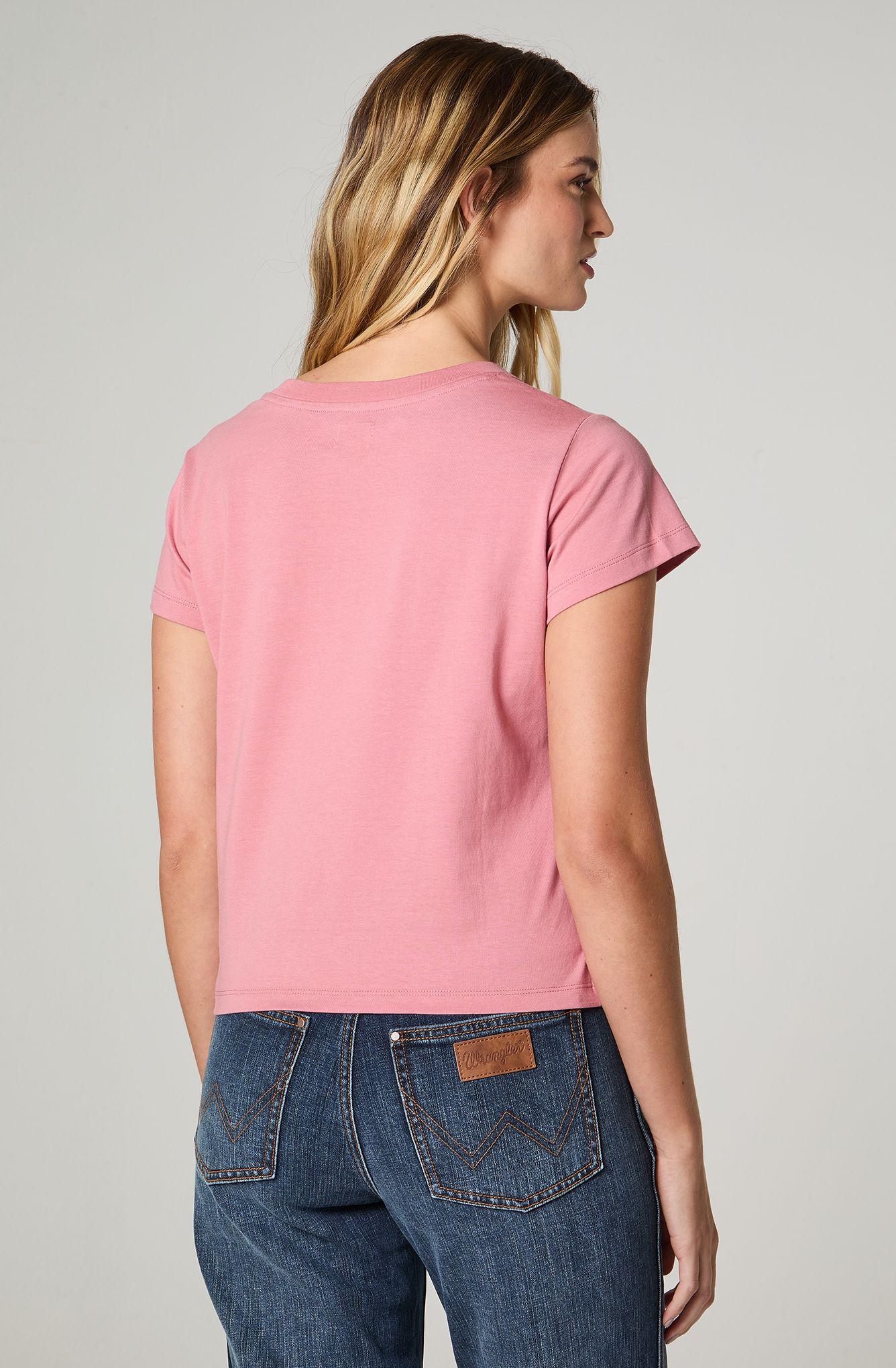 Polera Mujer Crop Manga Corta Regular Fit 100% Cotton-3