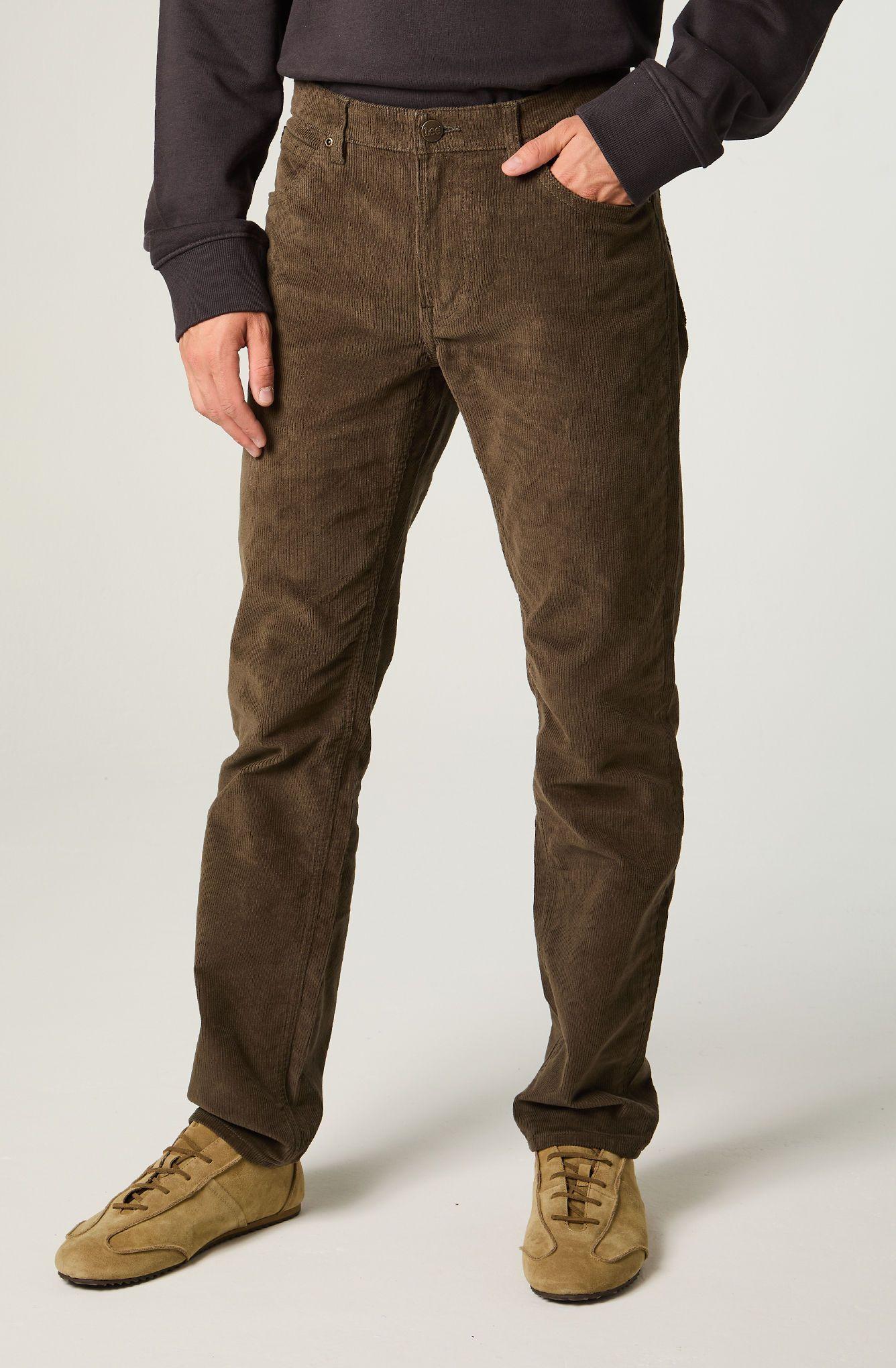 Pantalon Hombre Regular Verde Militar Daren Cotele -0