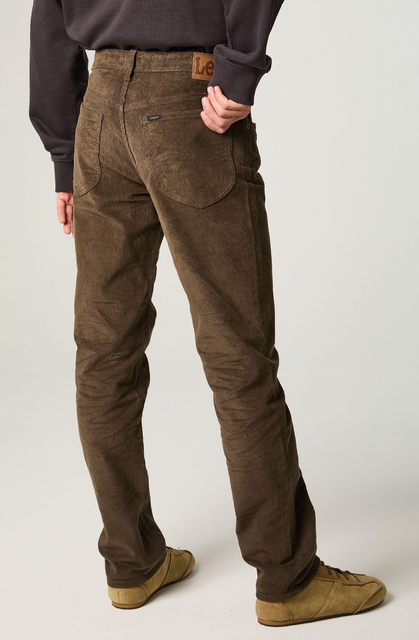 Pantalon Hombre Regular Verde Militar Daren Cotele -2