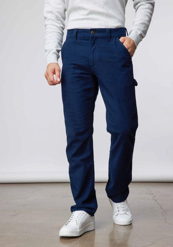 Pantalon Hombre Moleskin Carpenter Blue-0