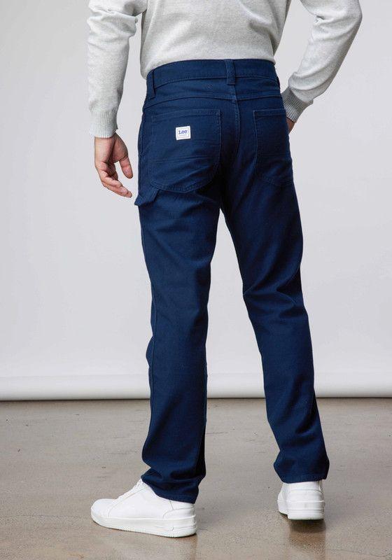 Pantalon Hombre Moleskin Carpenter Blue-3