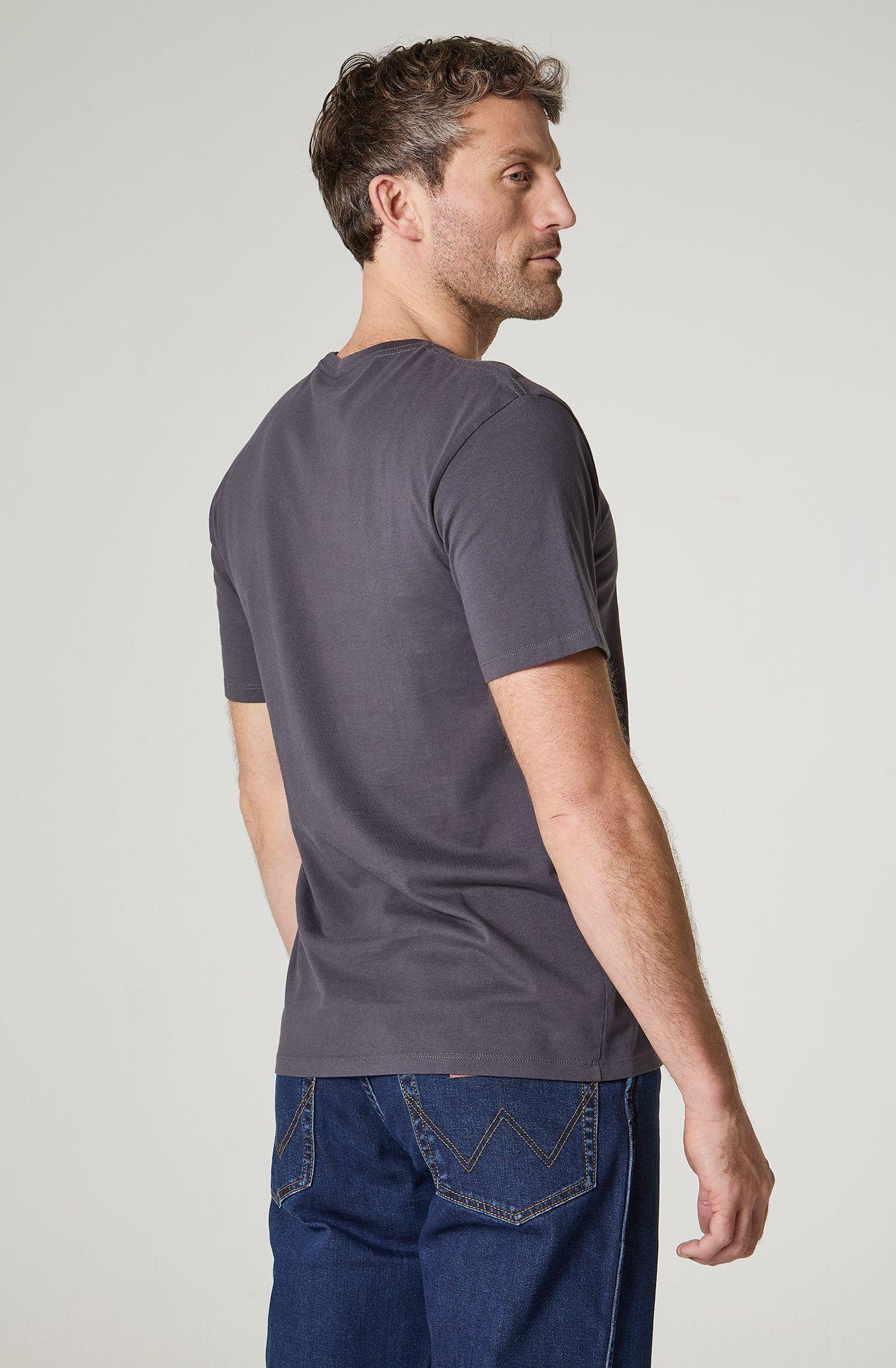 Polera Hombre Cuello Redondo Manga Corta Regular Fit 100% Cotton-3
