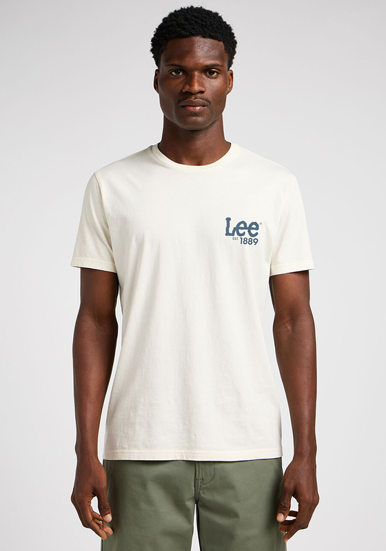 Polera Loose Fit Logo Tee Crudo-0
