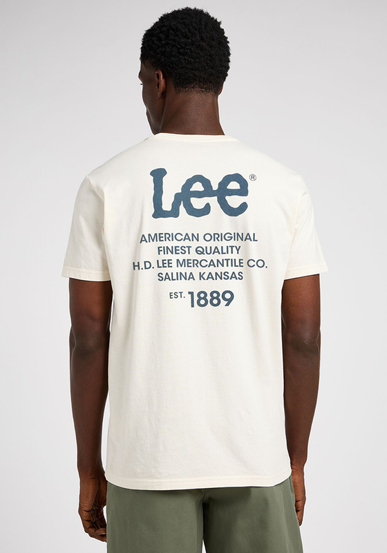 Polera Loose Fit Logo Tee Crudo-1