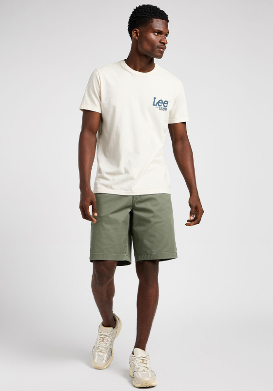 Polera Loose Fit Logo Tee Crudo-2