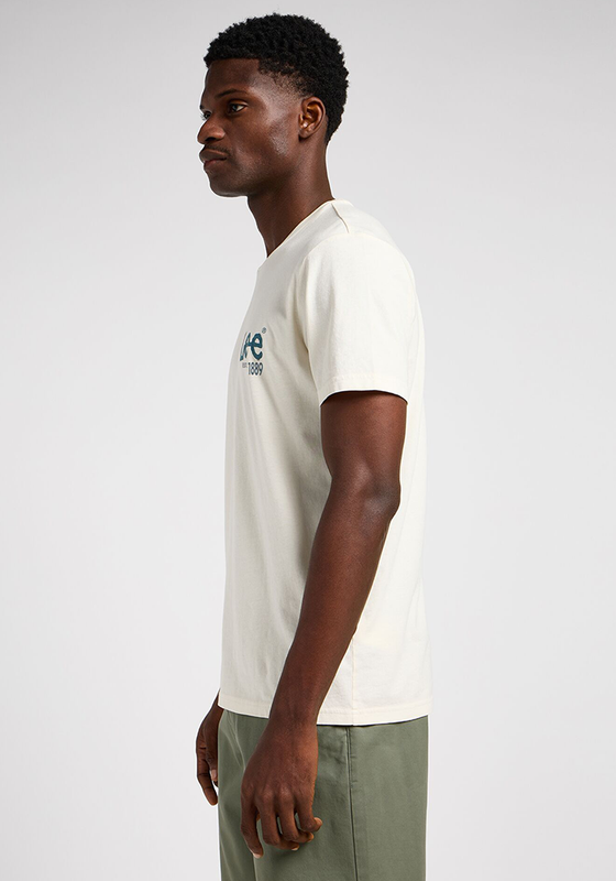 Polera Loose Fit Logo Tee Crudo-3