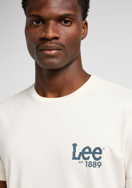 Polera Loose Fit Logo Tee Crudo-4