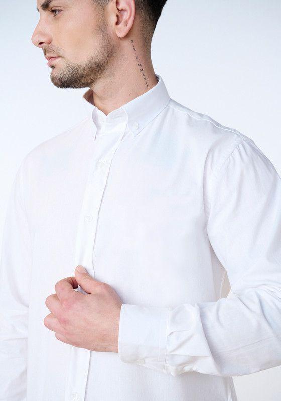 Camisa 1 Pocket Shirt Hombre White-2