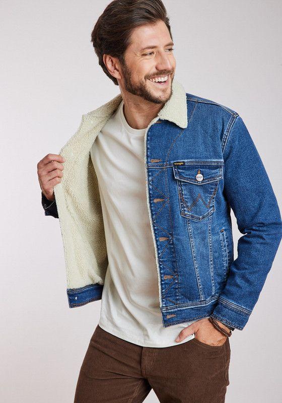 Chaqueta Wrangler Hombre Authentic Sherpa Stone-0