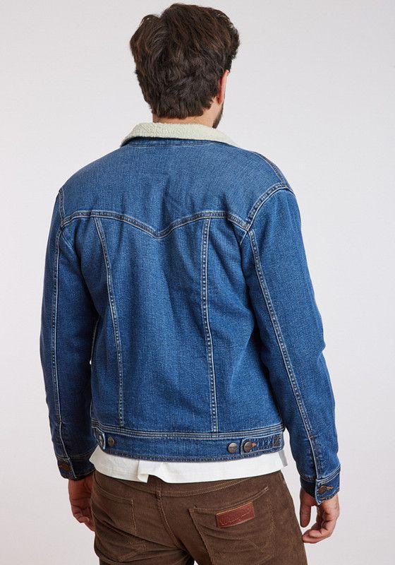 Chaqueta Wrangler Hombre Authentic Sherpa Stone-3