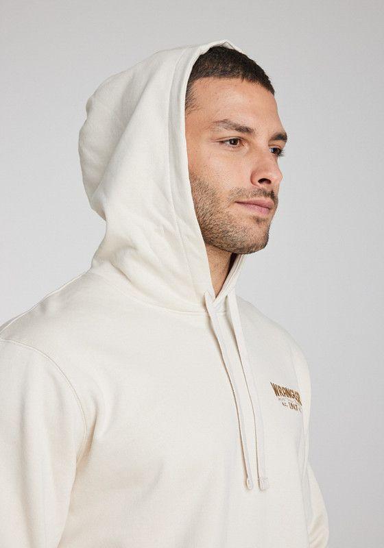 Poleron Hombre Regular Fit Hoodie Vintage White-1