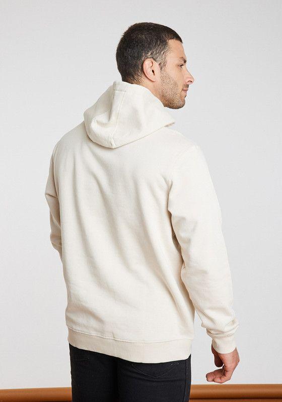 Poleron Hombre Regular Fit Hoodie Vintage White-2
