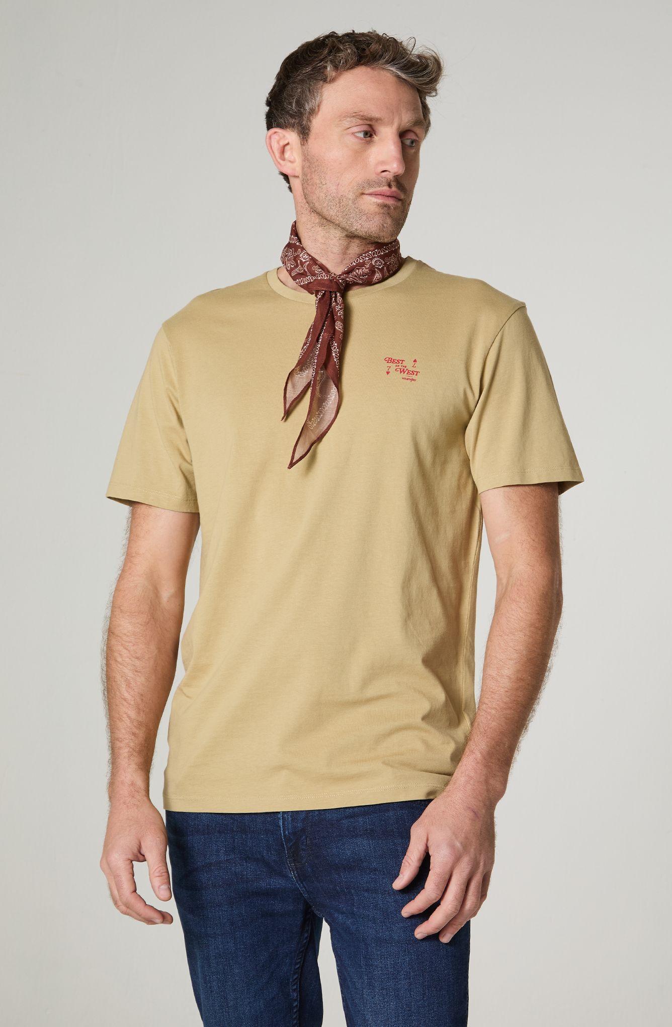 Polera Hombre Cuello Redondo Manga Corta Regular Fit 100% Cotton-1