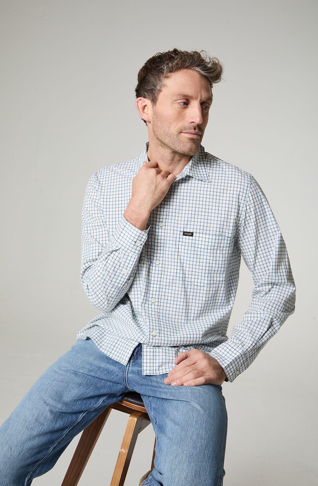 Camisa Hombre Manga Corta Lino 1 Bolsillo Regular Fit-3