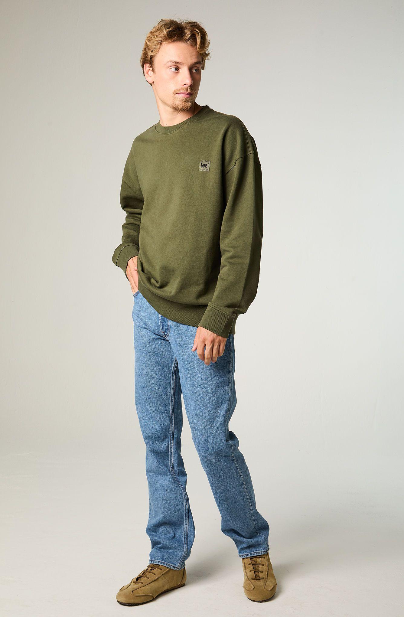 Jeans Hombre Straight Tiro Alto Celeste Brooklyn -1