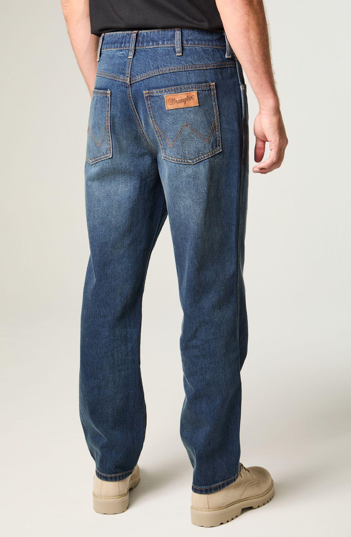 Jeans Hombre Frontier Relax Straight Tiro Medio Azul -2