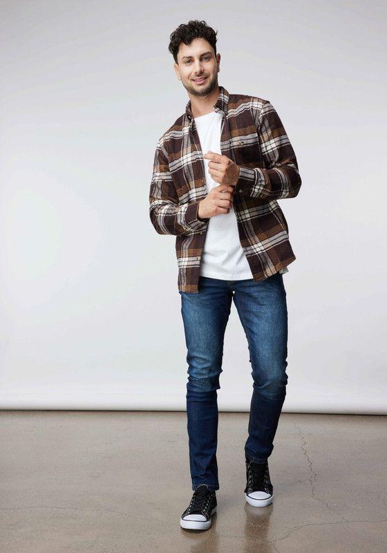 Camisa Hombre  Ls Riveted Shirt Relaxed Fit -3