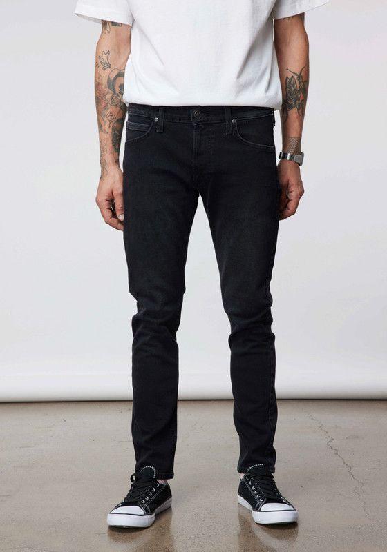 Pantalon Hombre Luke Slim Tapered Fit Shadow Black-0