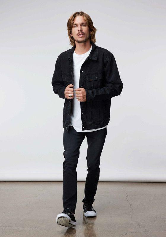 Pantalon Hombre Luke Slim Tapered Fit Shadow Black-4