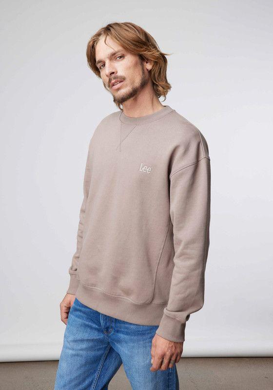 Poleron Hombre  Plain Crew Sws  Lee Iron-0