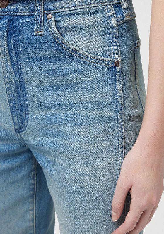 Jeans Walker Slim Tiro Alto Azul Claro-3