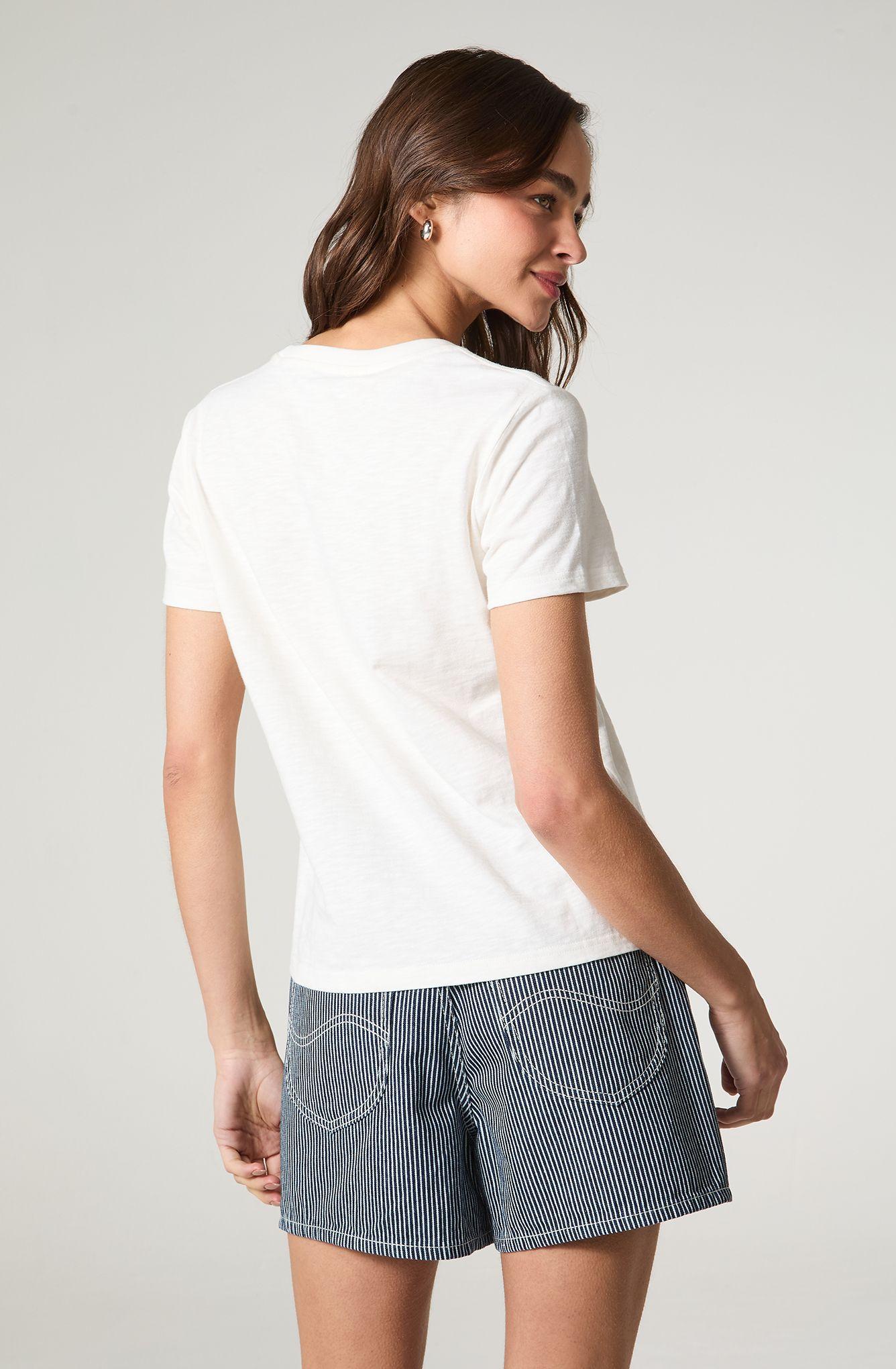 Polera Mujer Manga Corta Slub Regular  Fit Basic-3