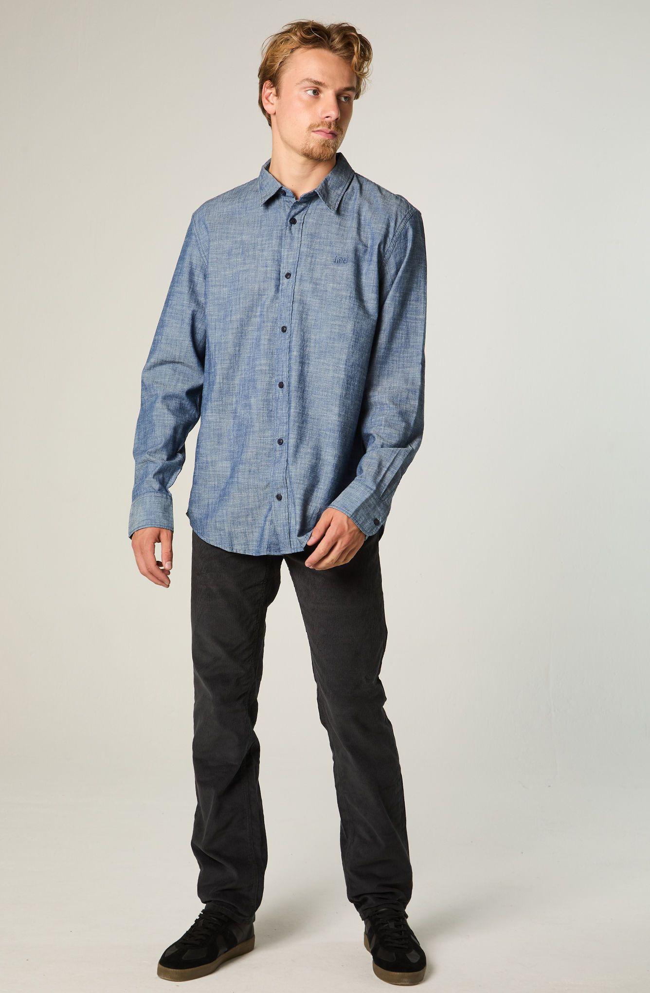 Pantalon Hombre Regular Gris Daren Cotele -1