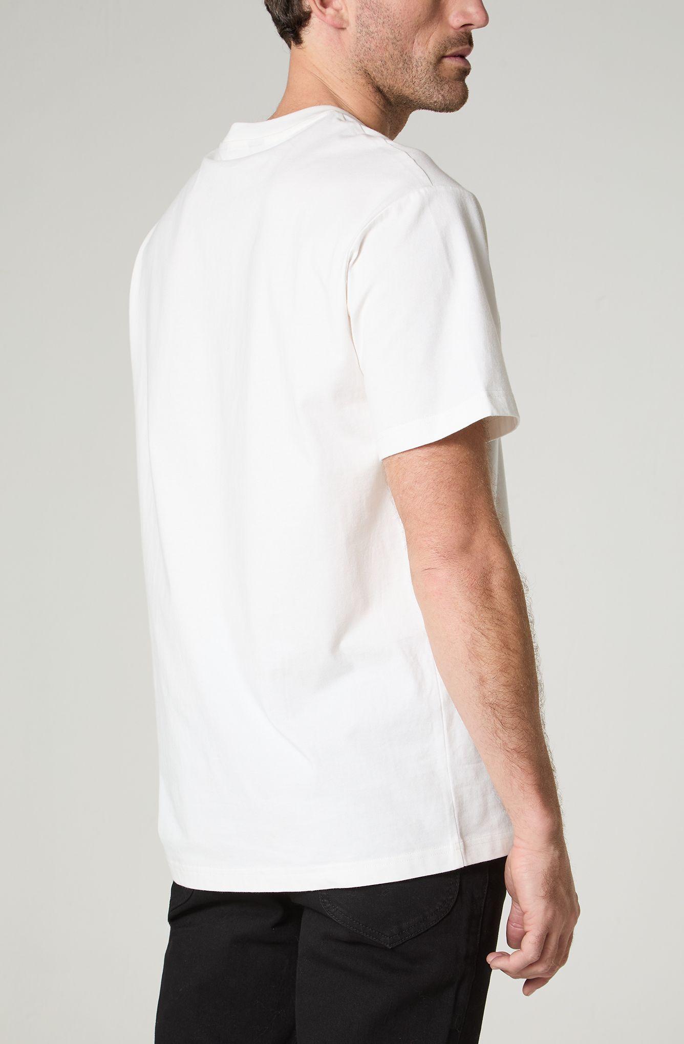 Polera Hombre Cuello Redondo Manga Corta  Regular  Fit Bordado-3