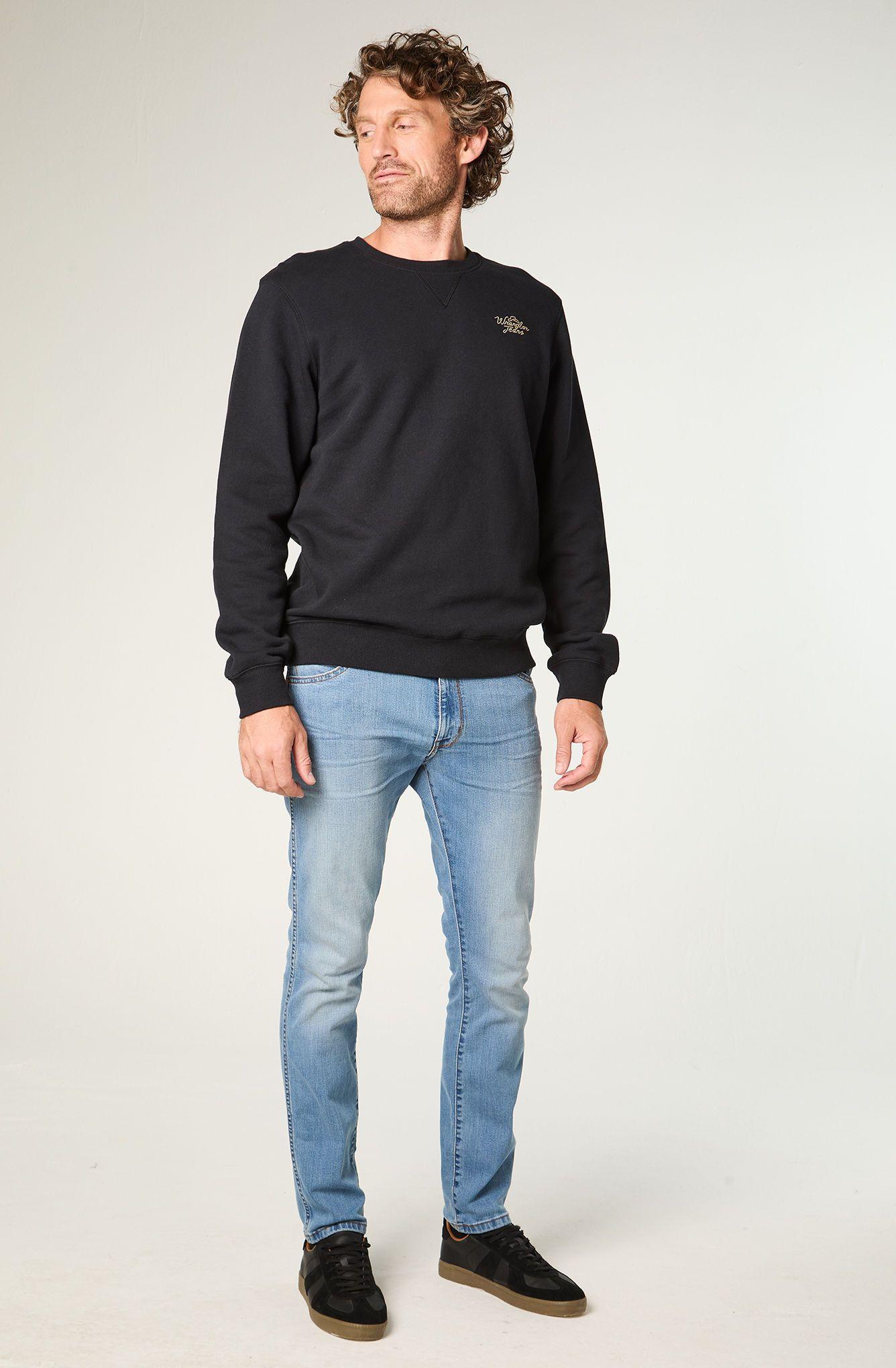 Poleron Hombre Crewneck Graphic Regular Fit Negro -1