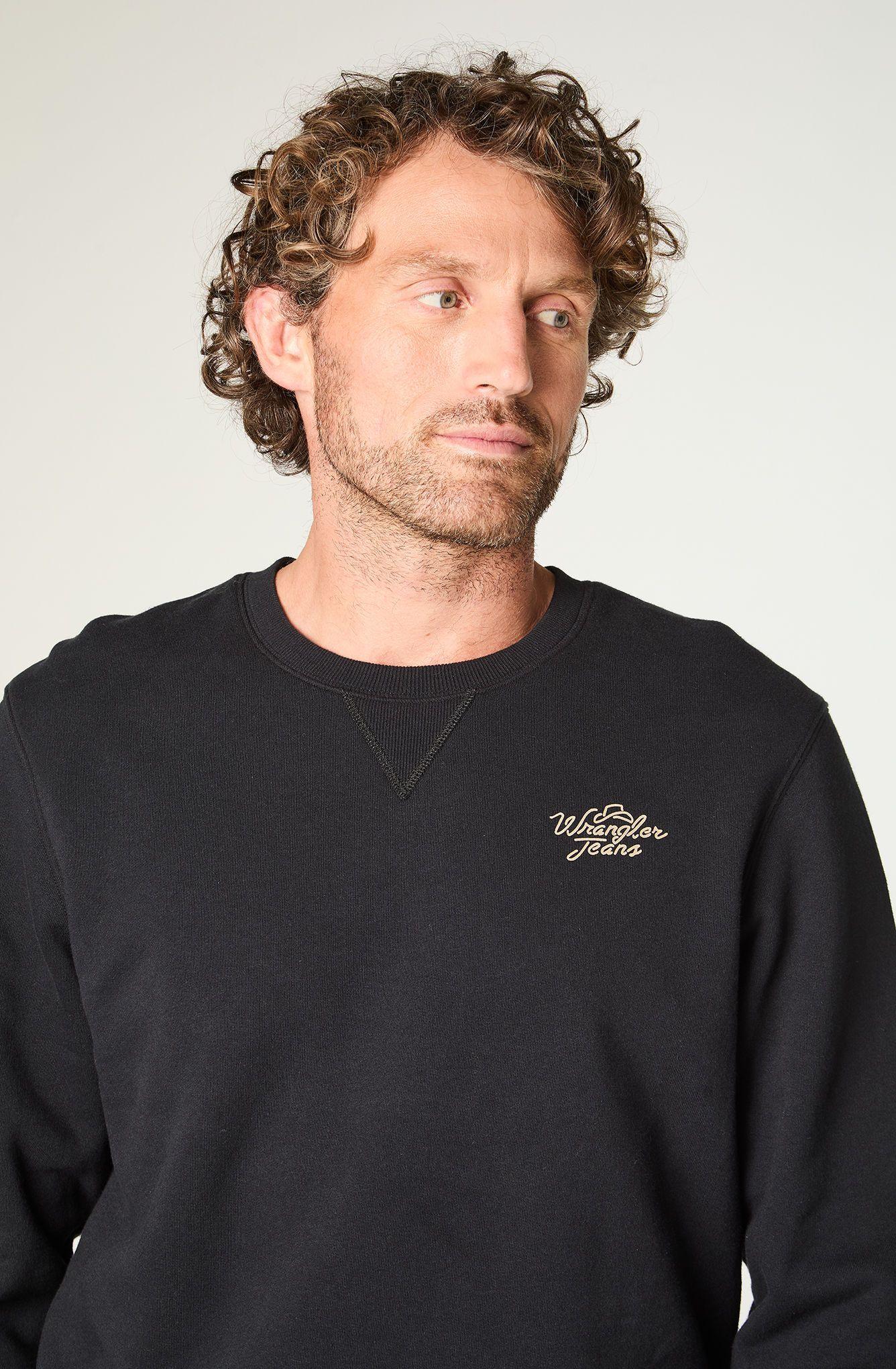 Poleron Hombre Crewneck Graphic Regular Fit Negro -2