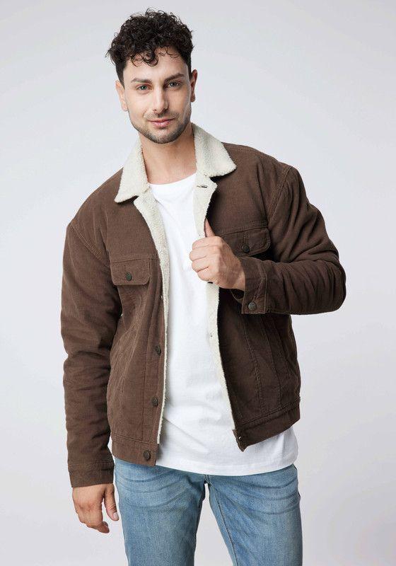 Chaqueta Lee Hombre Relaxed Corduroy Brown-0