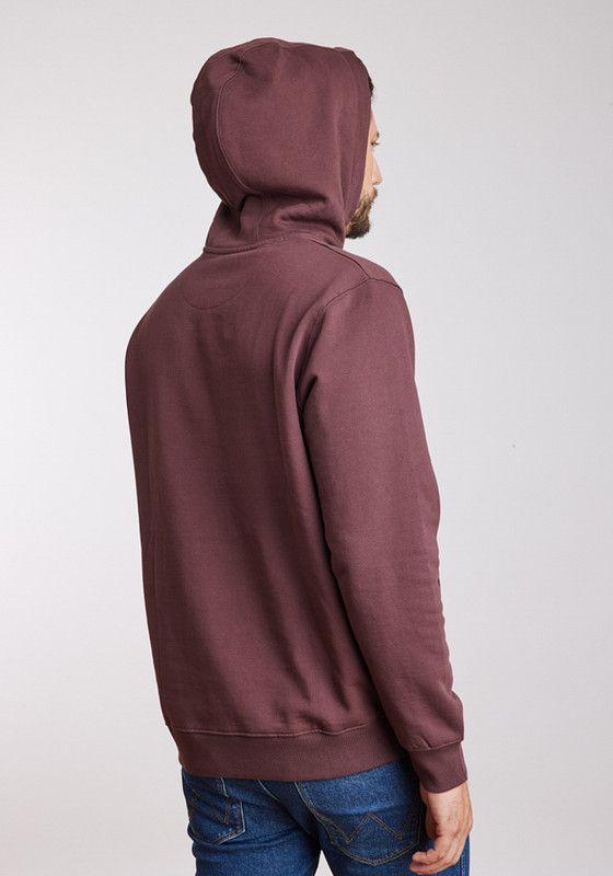Poleron Hombre Regular Fit Hoodie Brown Vintage-3