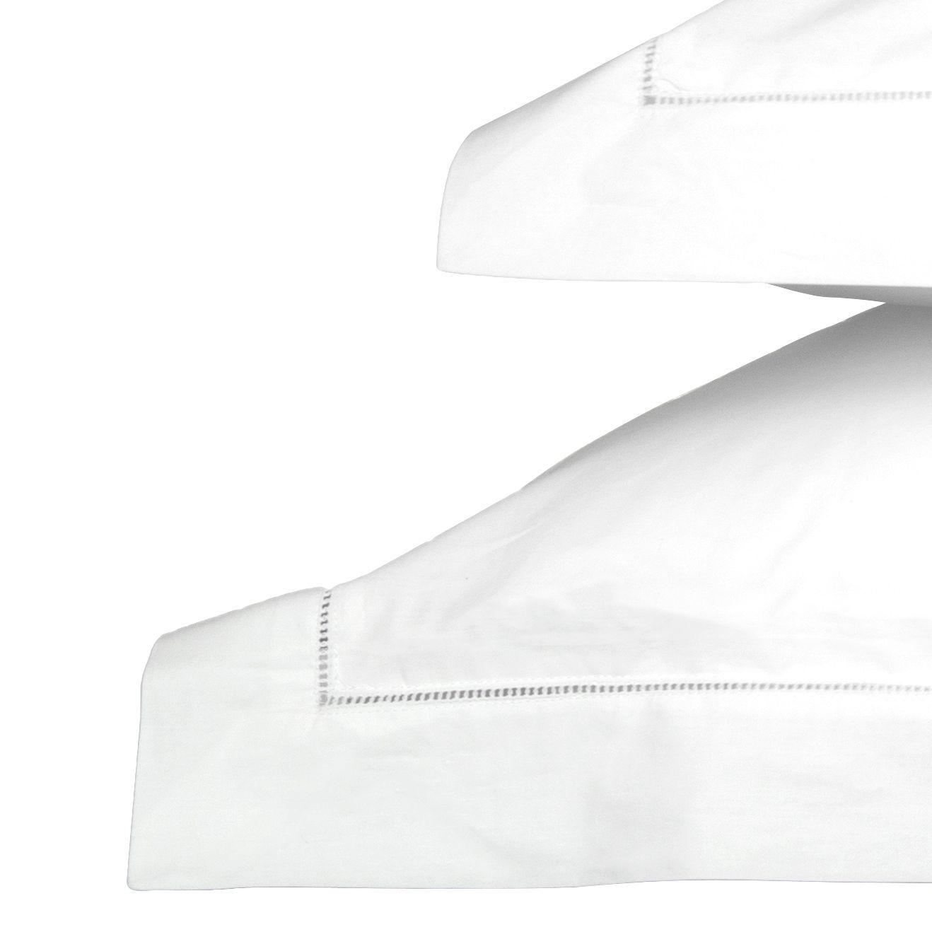Set 2 fundas almohada 50x70cm 200 hilos 100% algodón, deshiladas a mano-1