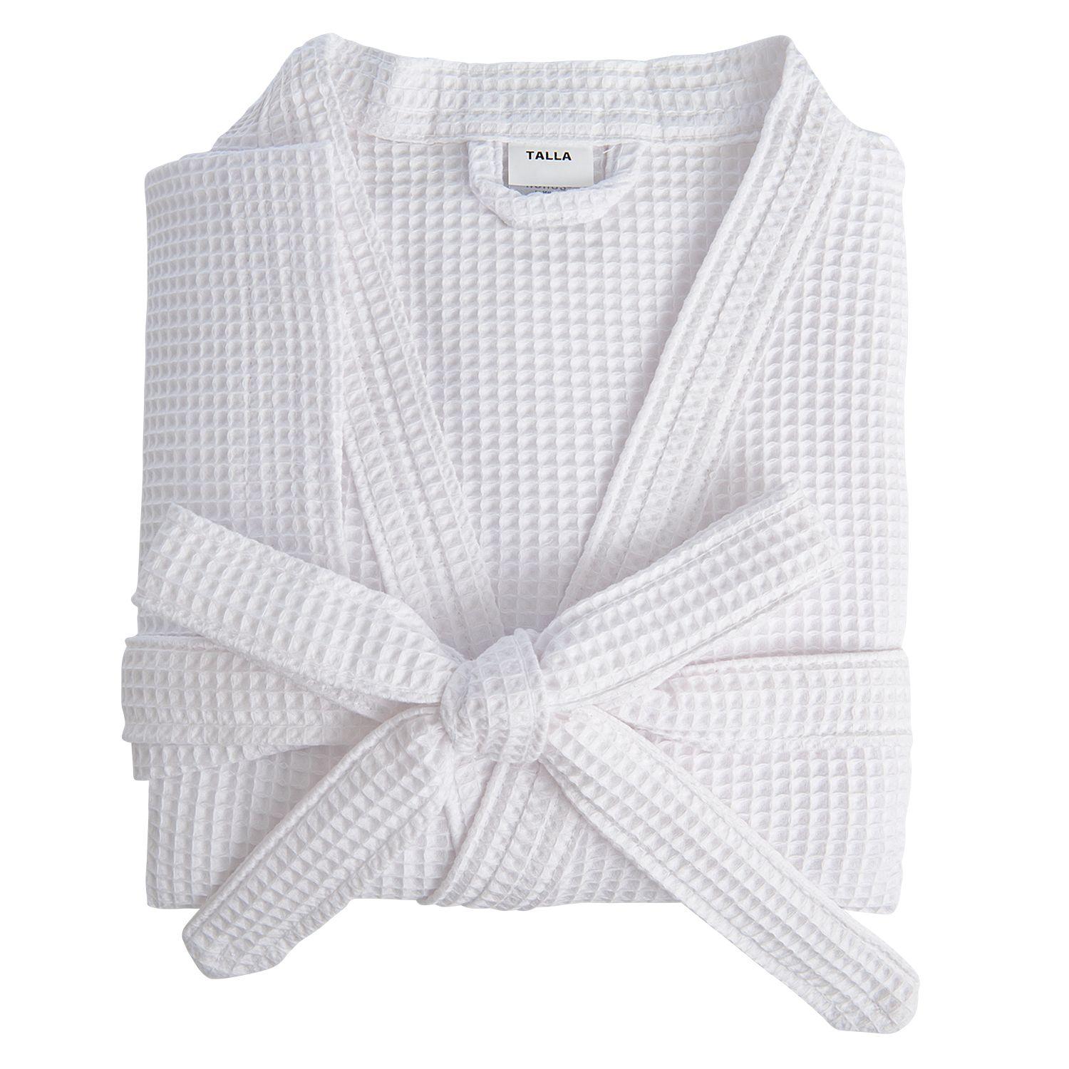 Bata Piqué Blanca 58% Algodón - 42% Poliéster. Talla única L-0