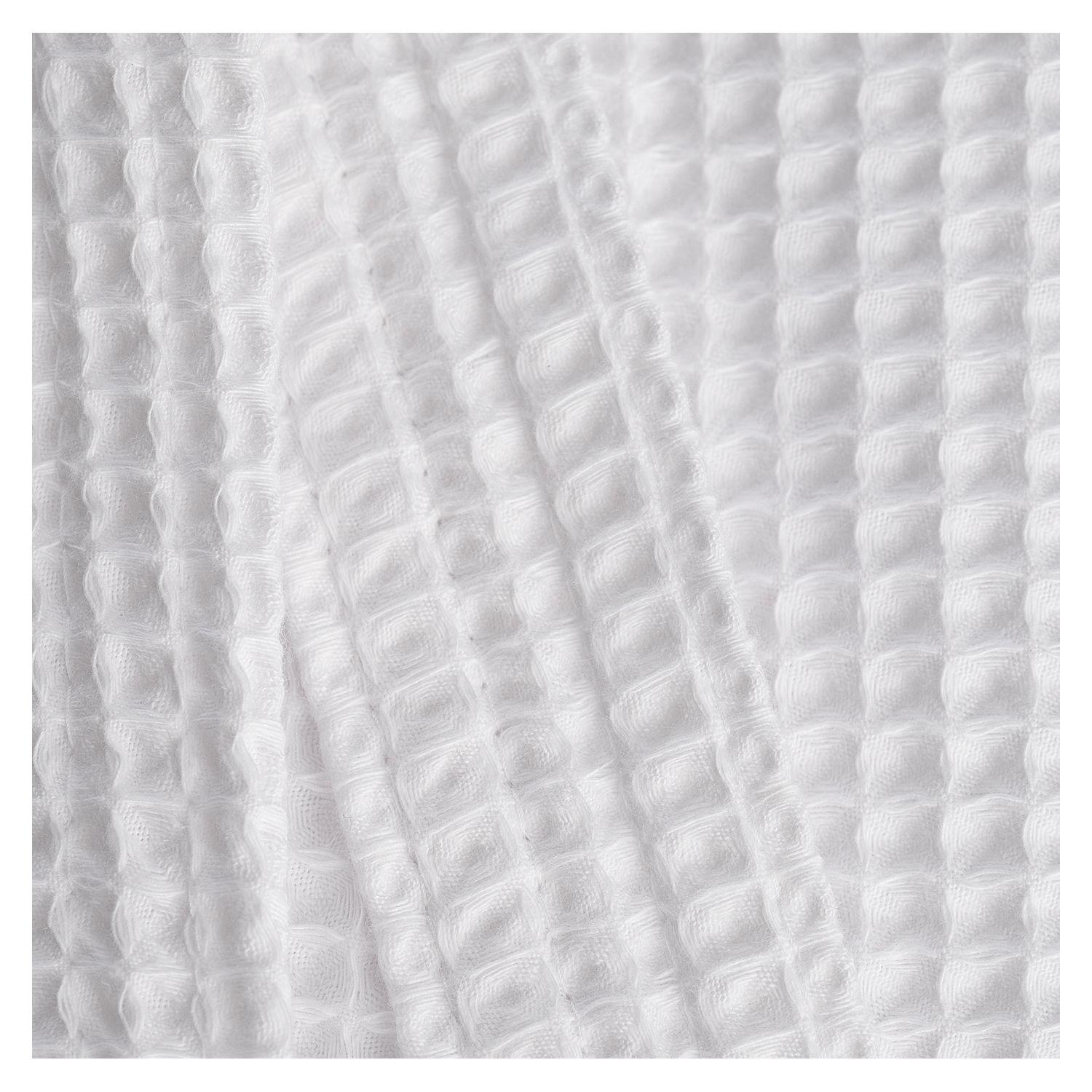 Bata Piqué Blanca 58% Algodón - 42% Poliéster. Talla única L-1