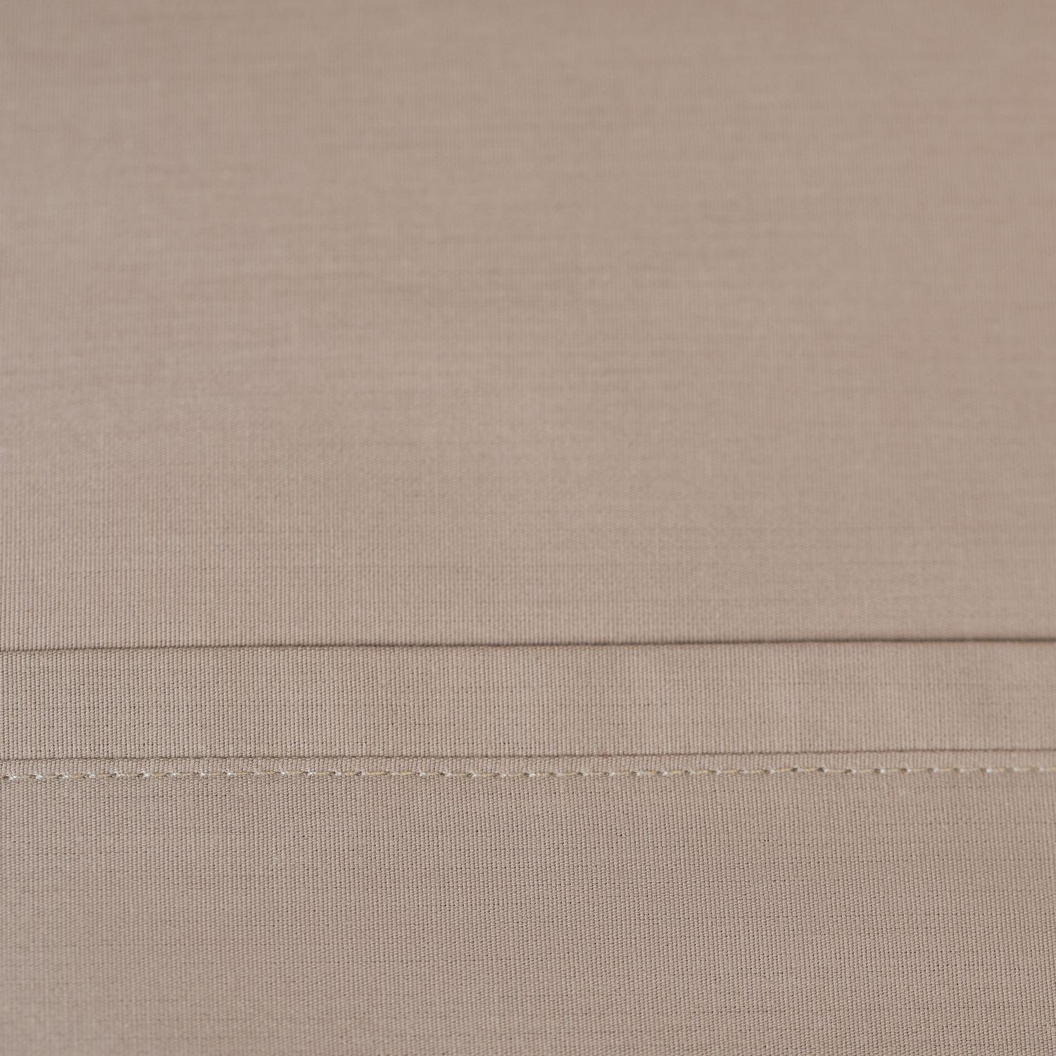 Juego de sábanas Premium 1,5 plazas, 300 hilos 100% algodón, color Taupe-1