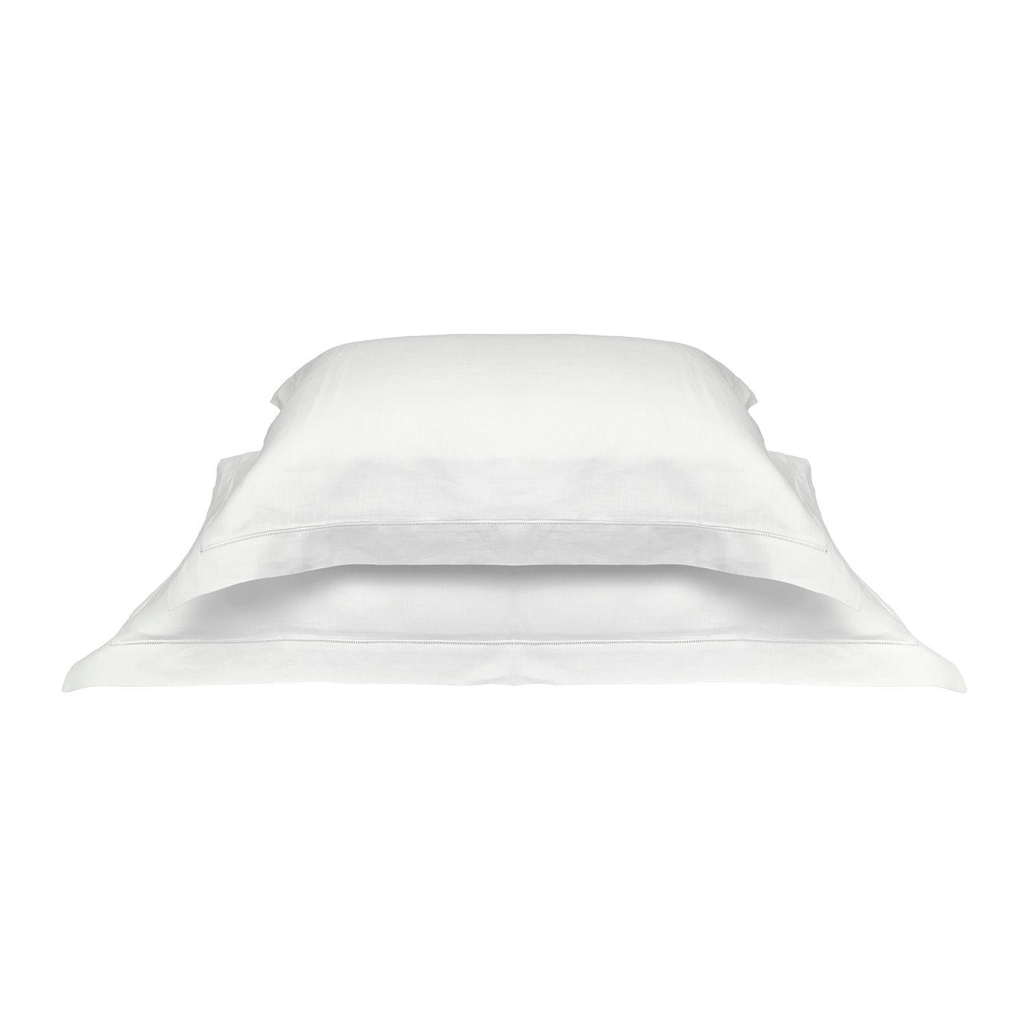 Set 2 fundas de almohada 50x70cm 100% lino, deshiladas a mano-1