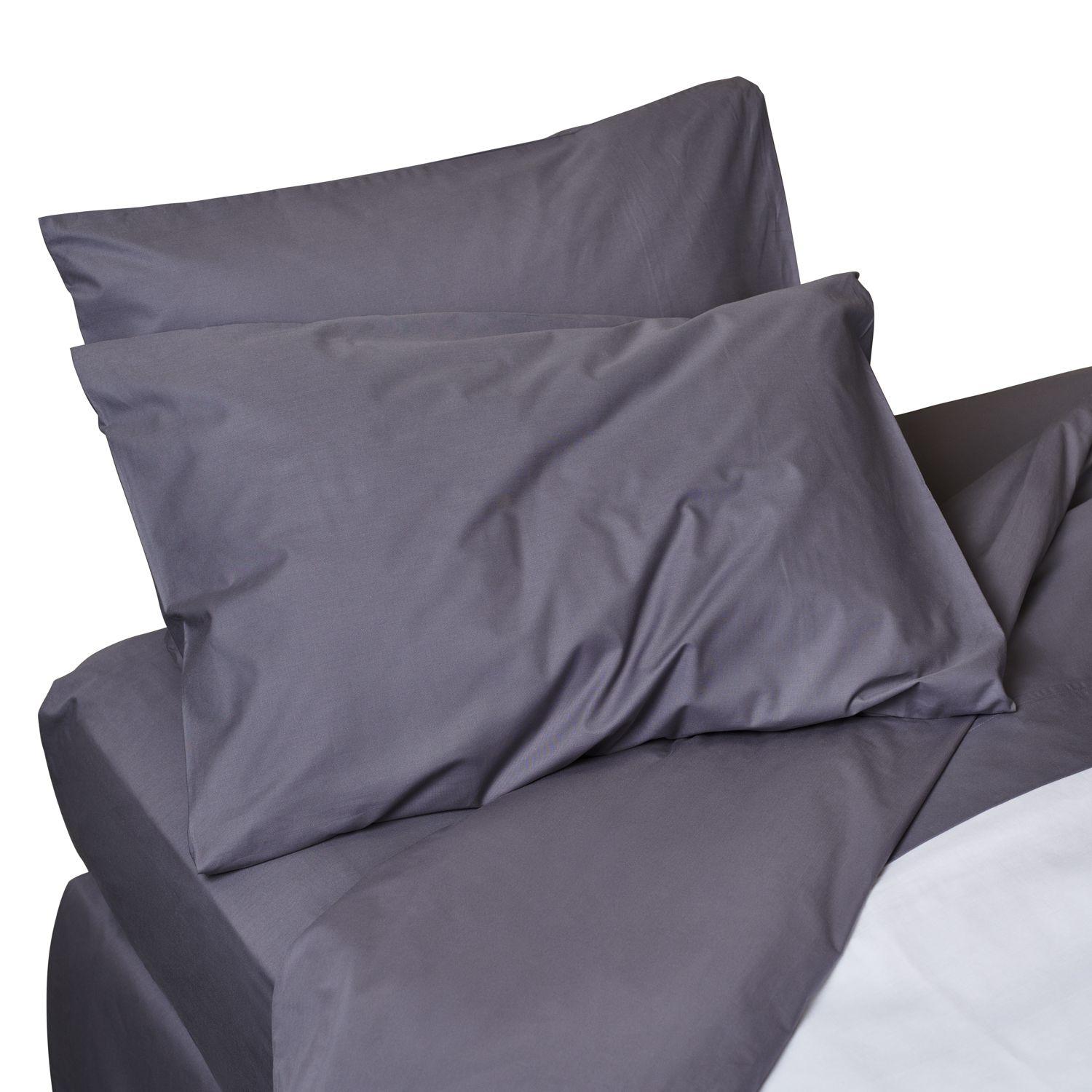 Juego de sábanas Premium King, 300 hilos 100% algodón, color Gris/acero-0